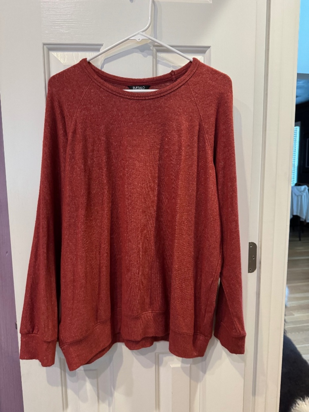 Ladies sweater, XL, rusty color, great condition